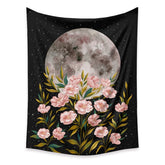 Vollmondblumen Wandbehang